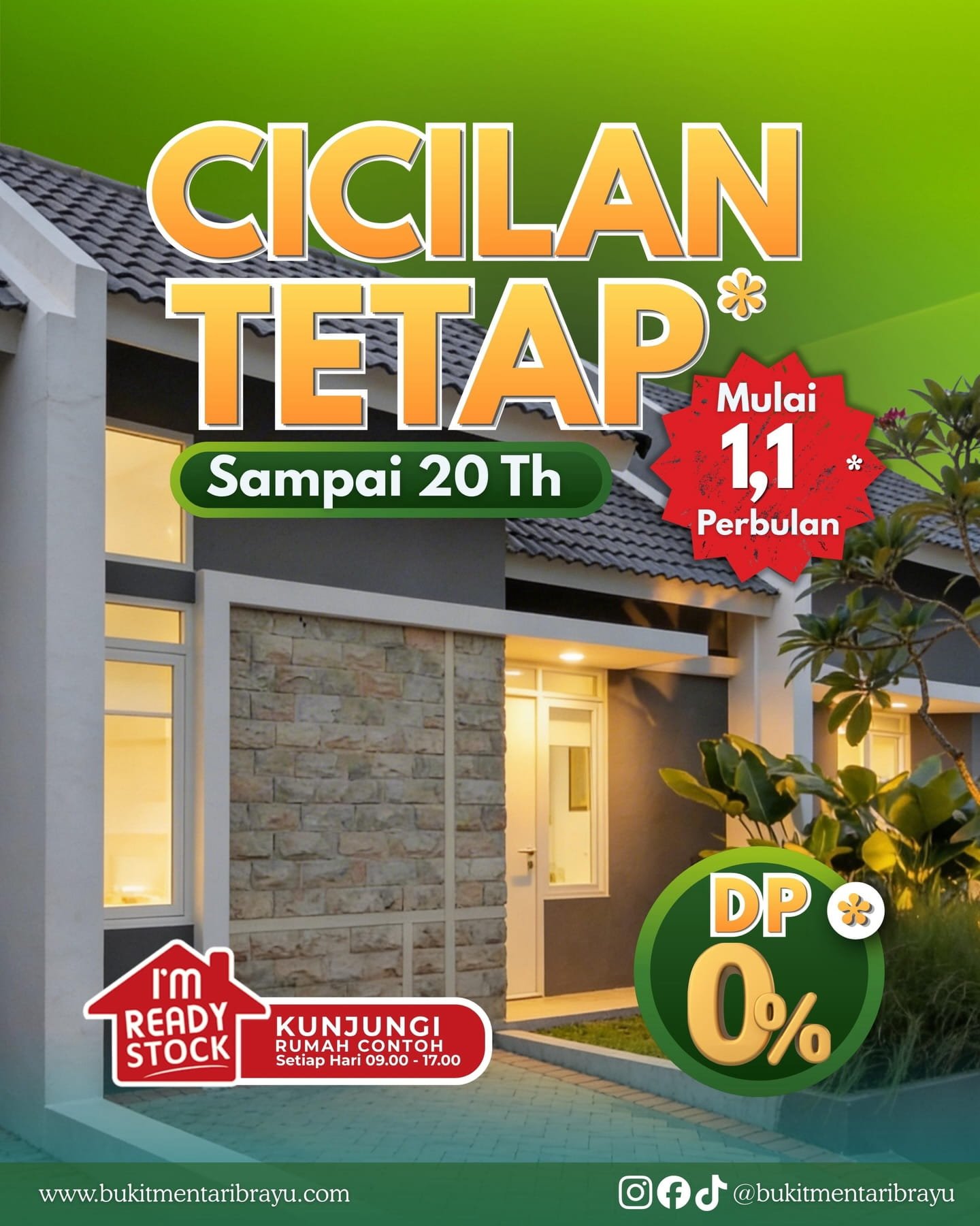 Cicilan Tetap Sampai 20 Tahun